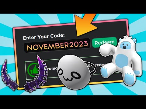 9 NEW CODES!* NOVEMBER 2023 Roblox Promo Codes For ROBLOX FREE